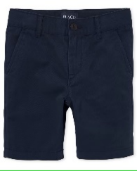 A pair of dark blue shortsDescription automatically generated with low confidence